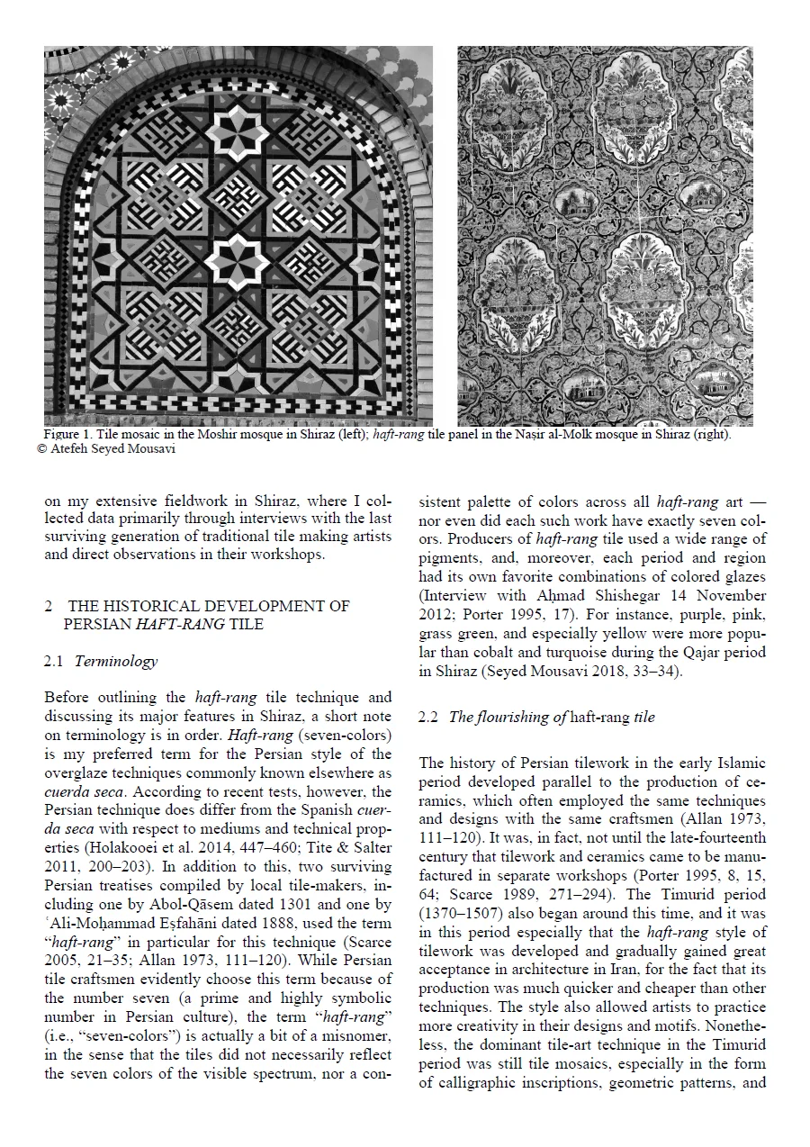 Production and craftsmen